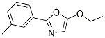 5-ETHOXY-2-(3-METHYLPHENYL)-1,3-OXAZOLE Struktur