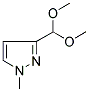 3-DIMETHOXYMETHYL-1-METHYLPYRAZOLE Struktur