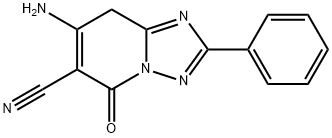 7-AMINO-5-OXO-2-PHENYL-5,8-DIHYDRO[1,2,4]TRIAZOLO[1,5-A]PYRIDINE-6-CARBONITRILE Struktur