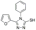 5-FURAN-2-YL-4-PHENYL-4H-[1,2,4]TRIAZOLE-3-THIOL Struktur