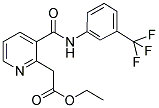 ETHYL 2-(3-([3-(TRIFLUOROMETHYL)ANILINO]CARBONYL)-2-PYRIDINYL)ACETATE Struktur