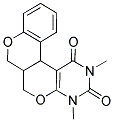 2,4-DIMETHYL-4,6A,7,12B-TETRAHYDRO-1H,6H-CHROMENO[4',3':4,5]PYRANO[2,3-D]PYRIMIDINE-1,3(2H)-DIONE Structure