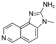 2-AMINO-3-METHYL-3H-IMIDAZO[4,5-F]ISOQUINOLINE Struktur