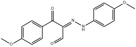 3-(4-METHOXYPHENYL)-2-[2-(4-METHOXYPHENYL)HYDRAZONO]-3-OXOPROPANAL Struktur