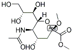 2-O-METHYL-B-D-N-ACETYLNEURAMINIC ACID, METHYL ESTER Struktur