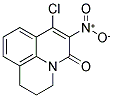 7-CHLORO-6-NITRO-2,3-DIHYDRO-1H,5H-PYRIDO[3,2,1-IJ]QUINOLIN-5-ONE Struktur