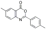 6-METHYL-2-(4-METHYLPHENYL)-4H-3,1-BENZOXAZIN-4-ONE Struktur