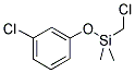 CHLOROMETHYL(3-CHLOROPHENOXY)DIMETHYLSILANE Struktur