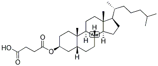 5-BETA-CHOLESTAN-3-BETA-OL HEMISUCCINATE Struktur