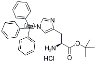 H-HIS(TRT)-OTBU HCL Struktur