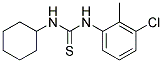 N-(3-CHLORO-2-METHYLPHENYL)-N'-CYCLOHEXYLTHIOUREA Struktur