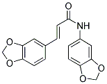 N,3-DI(1,3-BENZODIOXOL-5-YL)ACRYLAMIDE Struktur