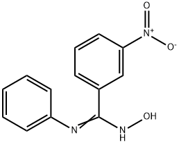 N'-HYDROXY-3-NITRO-N-PHENYLBENZENECARBOXIMIDAMIDE Struktur