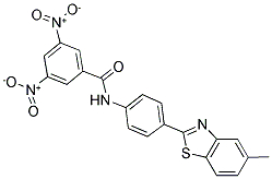 (3,5-DINITROPHENYL)-N-(4-(5-METHYLBENZOTHIAZOL-2-YL)PHENYL)FORMAMIDE Struktur