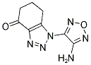 1-(4-AMINO-1,2,5-OXADIAZOL-3-YL)-1,5,6,7-TETRAHYDRO-4H-1,2,3-BENZOTRIAZOL-4-ONE Struktur