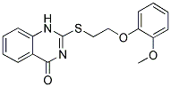 2-([2-(2-METHOXYPHENOXY)ETHYL]THIO)QUINAZOLIN-4(1H)-ONE Struktur