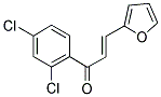 (E)-1-(2,4-DICHLOROPHENYL)-3-(2-FURYL)-2-PROPEN-1-ONE Struktur