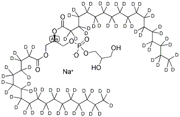 1,2-DISTEAROYL-D70-SN-GLYCERO-3-[PHOSPHO-RAC-(1-GLYCEROL)] (SODIUM SALT) Struktur