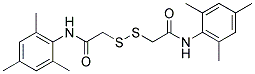 N1-MESITYL-2-([2-(MESITYLAMINO)-2-OXOETHYL]DITHIO)ACETAMIDE Struktur