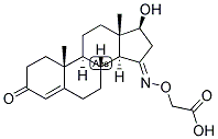 4-ANDROSTEN-17BETA-OL-3,15-DIONE 15-CARBOXYMETHYLOXIME:BSA Struktur