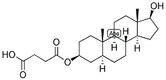 5-ALPHA-ANDROSTAN-3-BETA, 17-BETA-DIOL 3-HEMISUCCINATE Struktur