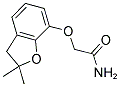 2-(2,2-DIMETHYL-3-OXAINDAN-4-YLOXY)ETHANAMIDE Struktur