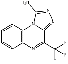 4-(TRIFLUOROMETHYL)[1,2,4]TRIAZOLO[4,3-A]QUINOXALIN-1-AMINE Struktur