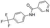 3-PYRIDYL-N-((4-TRIFLUOROMETHYL)PHENYL)FORMAMIDE Struktur