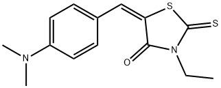 5-((4-(DIMETHYLAMINO)PHENYL)METHYLENE)-3-ETHYL-2-THIOXO-1,3-THIAZOLIDIN-4-ONE Struktur