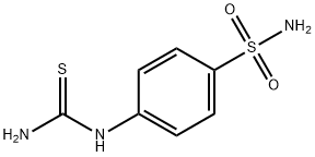 4-THIOUREIDO-BENZENESULFONAMIDE Struktur