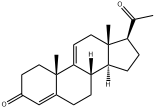 4,9(11)-PREGNADIEN-3,20-DIONE Struktur