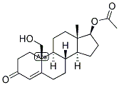 4-ANDROSTEN-17-BETA, 19-DIOL-3-ONE 17-ACETATE Struktur