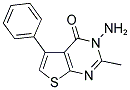 3-AMINO-2-METHYL-5-PHENYL-3H-THIENO[2,3-D]PYRIMIDIN-4-ONE Struktur