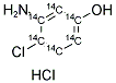 4-CHLORO-5-AMINOPHENOL HYDROCHLORIDE, [14C(U)] Struktur