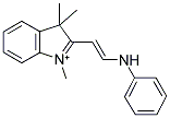 1,3,3-TRIMETHYL-2-(2-PHENYLAMINO-VINYL)-3H-INDOLIUM Struktur