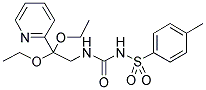 N-[2,2-DIETHOXY-2-(PYRIDIN-2-YL)ETHYL]-N'-[(4-METHYLPHENYL)SULPHONYL]UREA Struktur