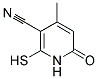 2-MERCAPTO-4-METHYL-6-OXO-1,6-DIHYDROPYRIDINE-3-CARBONITRILE Struktur