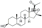 5-PREGNEN-16,17-EPOXY-16-BETA-METHYL-3-BETA-OL-20-ONE Struktur