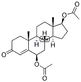 4-ANDROSTEN-6-BETA, 17-BETA-DIOL-3-ONE DIACETATE Struktur