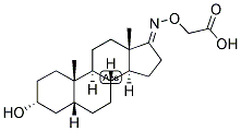 5-BETA-ANDROSTAN-3-ALPHA-OL-17-ONE-CARBOXYMETHYLOXIME Struktur