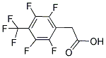 2,3,5,6-TETRAFLUORO-4-(TRIFLUOROMETHYL)PHENYLACETIC ACID Struktur