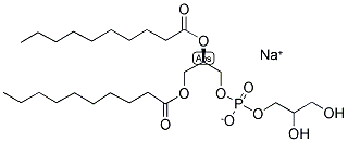 1,2-DICAPRYL-SN-GLYCERO-3-[PHOSPHO-RAC-(1-GLYCEROL)](SODIUM SALT) Struktur