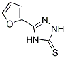 5-(2-FURYL)-2,4-DIHYDRO-[1,2,4]-TRIAZOLE-3-THIONE Struktur