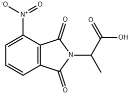 2-(4-NITRO-1,3-DIOXO-1,3-DIHYDRO-2H-ISOINDOL-2-YL)PROPANOIC ACID Struktur