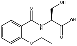 2-(2-ETHOXY-BENZOYLAMINO)-3-HYDROXY-PROPIONIC ACID Struktur