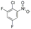 2-CHLORO-3,5-DIFLUORONITROBENZENE Struktur