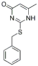 2-(BENZYLTHIO)-6-METHYLPYRIMIDIN-4(1H)-ONE Struktur