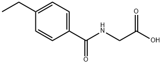 [(4-ETHYLBENZOYL)AMINO]ACETIC ACID Struktur