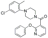 4-(5-CHLORO-2-METHYLPHENYL)PIPERAZINYL 2-PHENOXY(3-PYRIDYL) KETONE Struktur