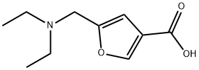 5-DIETHYLAMINOMETHYL-FURAN-3-CARBOXYLIC ACID Struktur